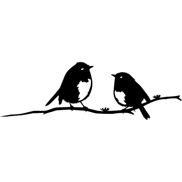 Søde Robin-gaver til haven og hjemmet | Trækunst | Metal Robin Havepynt | Metalfugle til haven | Udendørs vægkunst | Have Metal Fugl