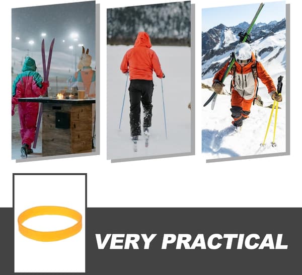 30 stk. skifestestropper for snowboardbindinger, bærbare for tilbehør og transport