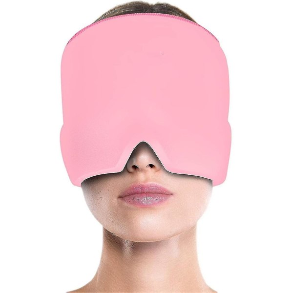 Theraice Rx Form Fitting Gel Is Huvudvärk Migrän Relief Hat Kallterapi Bekväm Stretchbar F-yuhao pink