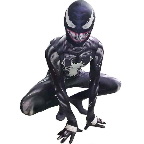 Venom Costume Gutter Barn Jumpsuit Fancy antrekk 4-5 Years