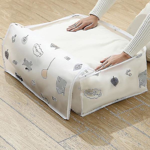 Støvtett oppbevaringspose for hjemmet, Ipper-design, multifunksjonell dynebeholder med 57x 40x 22cm C 3pcs