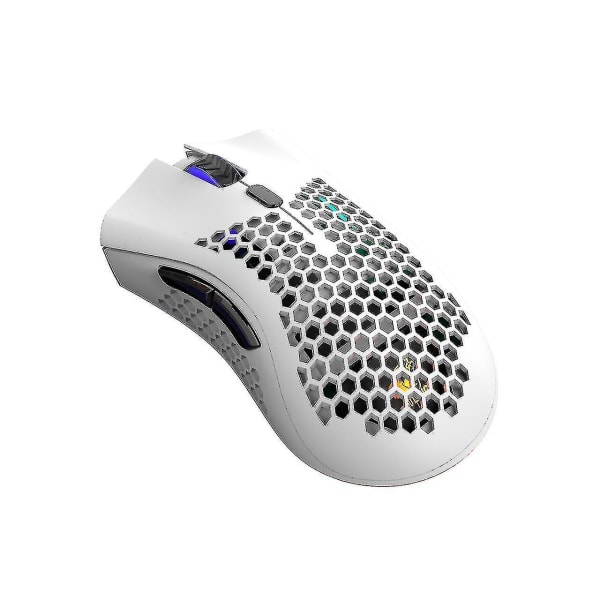 X3 Gaming Wireless Mouse Rgb Dual-mode Gaming Mekanisk Macro Computer Notebook Mus Stone White