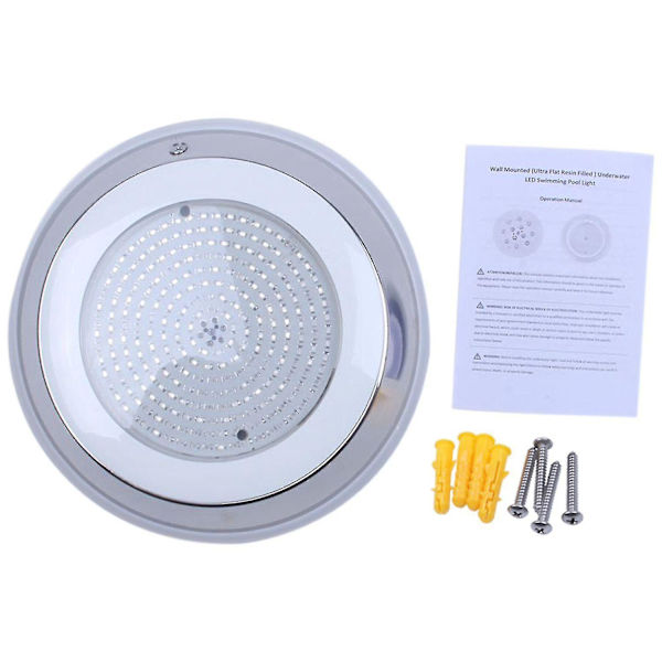 18w Rustfrit + pc Fyldt Led Swimming Pool Lys Rgb Multi-farvet 12v (tangling)-yuhao