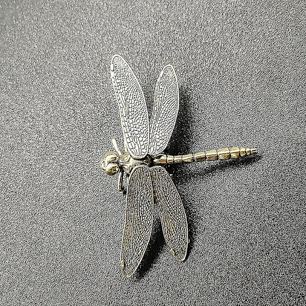 Kobber Dragonfly Figur Figur Dragonfly Kobber Skulptur Ornament Figur Til Hjem Kontor