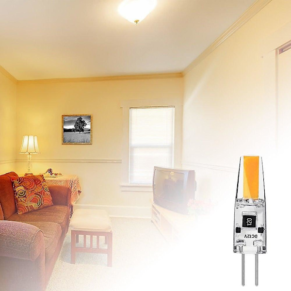 10 stk. 3W G4 LED Bi-pin 12V Lyspære Halogen Udskiftning