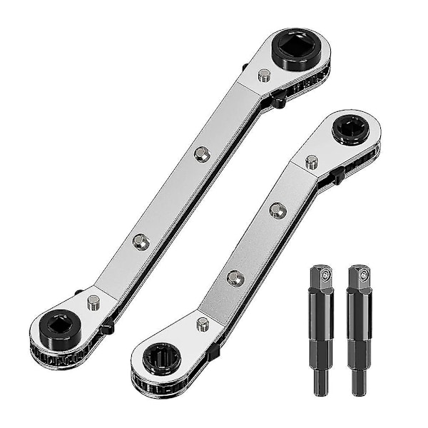 3/8 tommer, 1/4 tommer, 5/16 tommer, 3/16 tommer Ratsjennøkkel Ac Ratsj Verktøysett