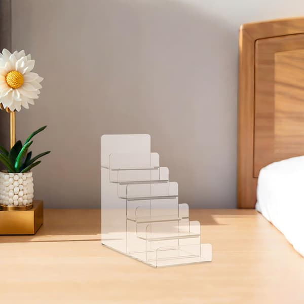 2 stk. Akryl Pung Display Stand Multi-Tiered Organizer til Boutique Butik