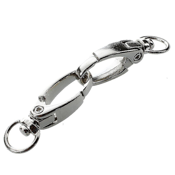10 st D-formade Swivel Trigger Clips Krokar Metall Nyckelring Hummerlås (haoyi)-yuhao