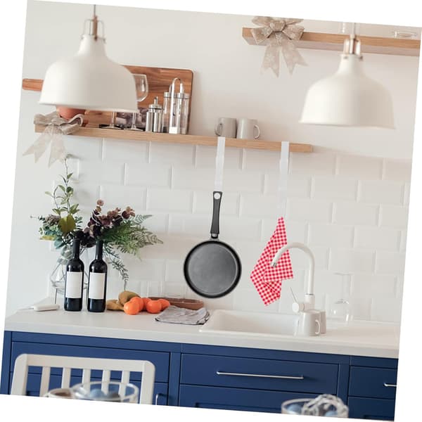 9 stk. praktiske dørkroker for oppheng av kåper, nøkler, hatter, enkelt design, solid materiale
