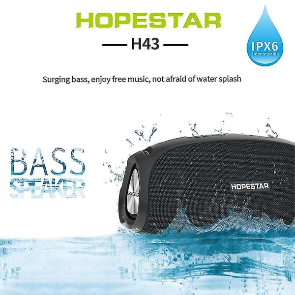 Hopestar H43 bærbar Bluetooth-høyttaler 20W vanntett