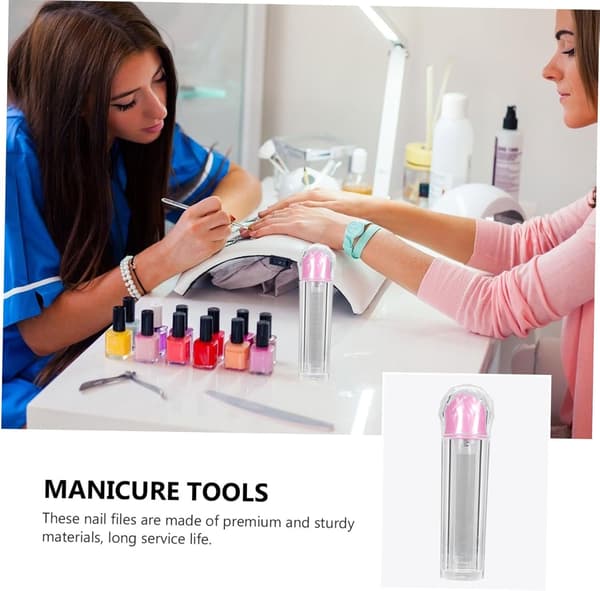 Neglekunstfil Manicurefil Genanvendelig Neglebuffer Små Værktøjer til Salon