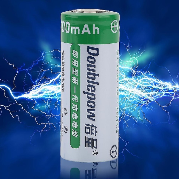 Doublepow 5500mAh 3,7V uppladdningsbart batteri 26650 Li-ion