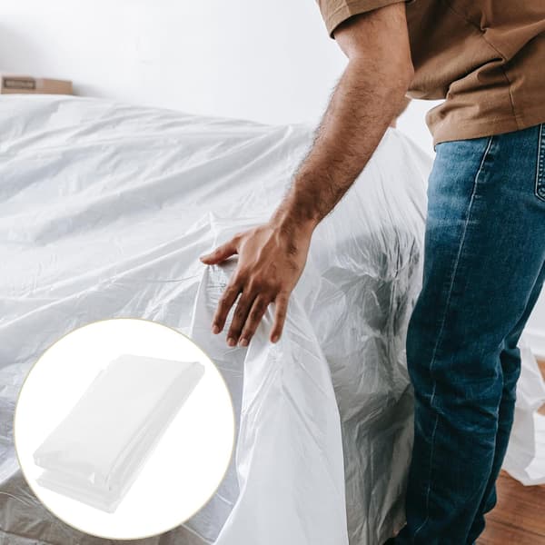 Plastikk Sofatrekk 360x135cm Vanntett Robust Møbelplasttrekk