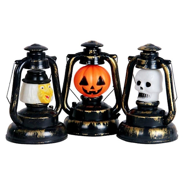 Halloween-hevosen muotoinen lyhty, haamu huutaa, koriste