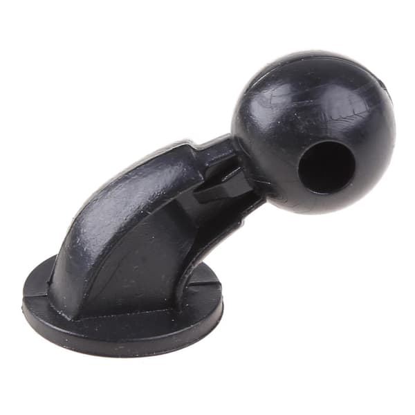 1/4 tommers til 17 mm kulehodeadapter Svingbolt for stativ Selfie håndgrep Stativ kulefeste til telefon Pad Tablet (1 stykke, svart)