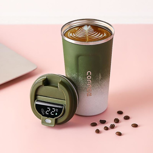 Smart Coffee Termospullon LED-lämpötilan näyttömuki
