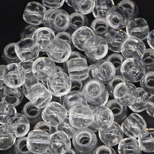 240 stk. 12 mm sorte og hvide hule dreadlocksperler sæt til hårfletning DIY parykringe Reggae-stil