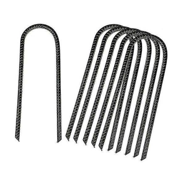 8 stk. Trampoline-plugger U-formet anker, kraftig metallfeste, 30 cm - yuhao