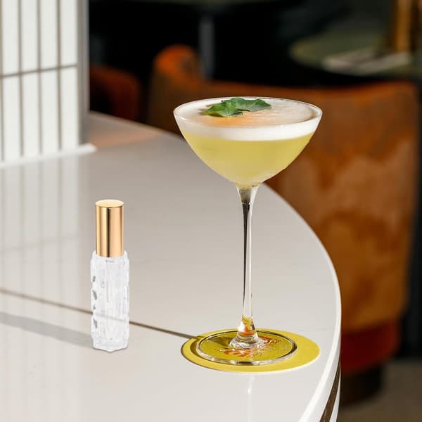 2 stk. Glas Bitters Forstøverflaske Genopfyldelig Sprayflaske 2,7 tommer Krystalglas Elegant Sofistikeret Bartender Tilbehør