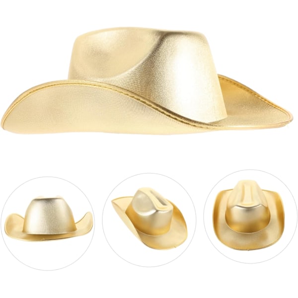 Eva Cowboyhatt Herrhatt för Män Hooey Hattar för Män Justerbar Hatt Gyllene