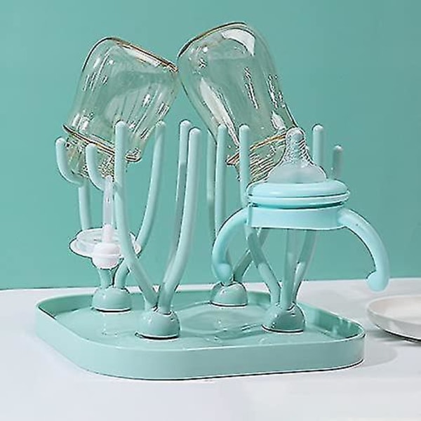 1 stk Flaskedrypptre, sammenleggbar babyflasketørker, flasketørker, sammenleggbar flaskeskaft