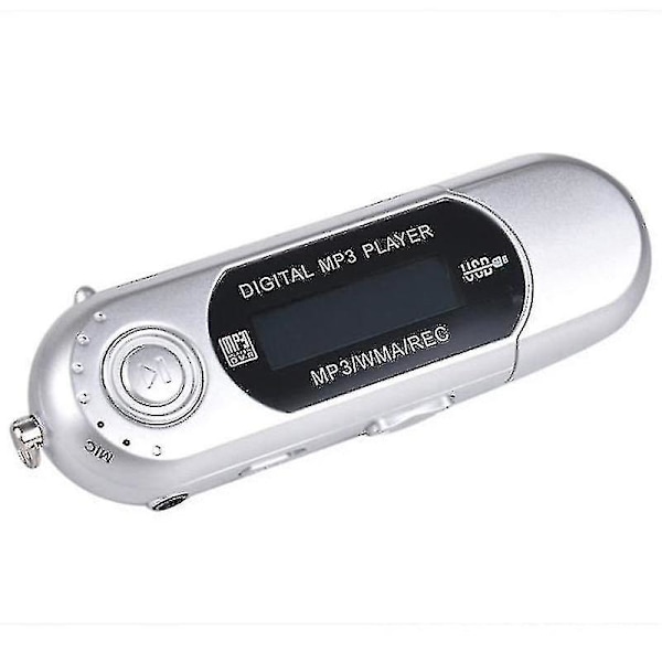 Mini Bärbar USB Digital MP3-spelare, Stöd för TF SD-kort FM-radio Hör Musik