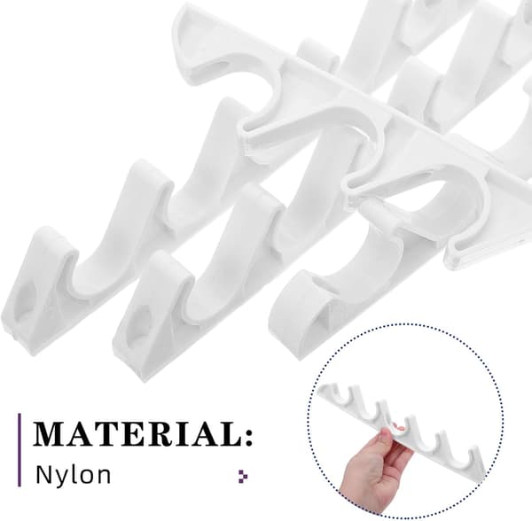 8 stk. justeringsbeslag til nylonstole til udendørsmøbler og foldbare liggestole