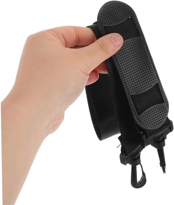 1 par fiolinkasse skulderstropper laget av solid Oxford-duk med plastspenner, multifunksjonelt design