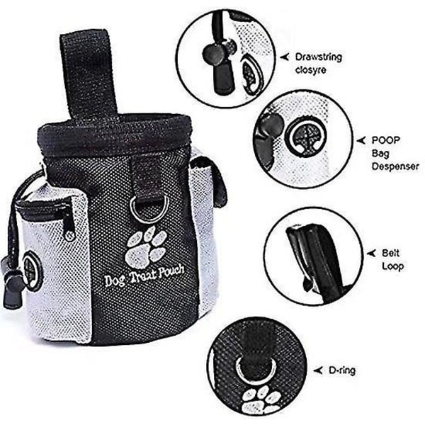 Matpåse För Hundar - Treat Bag Snack Bag With Clip Tab - Matpåse För Hundträning Och Utbildning