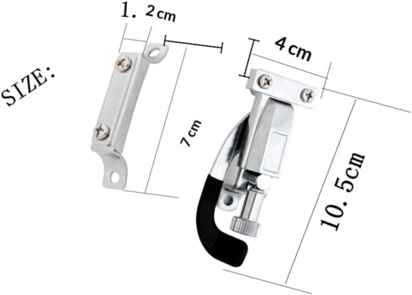 1 stk. skarptrommel utvendig sil metallregulator sinklegering trommeljustering med solid struktur justerer beltestramhet