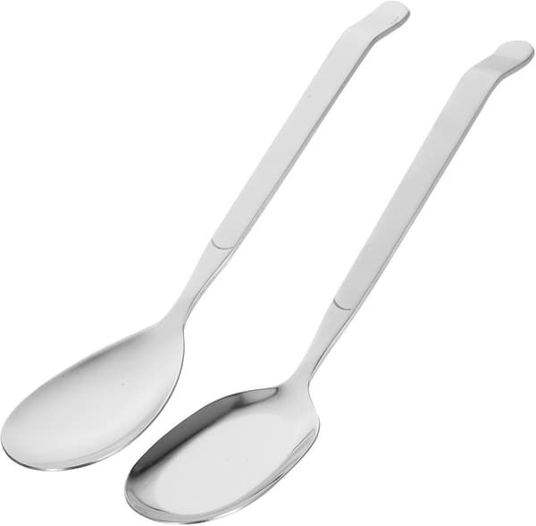 Serveringsskjeer Multifunksjonell Design Stor 2 stk Rustfritt Stål med Håndtak