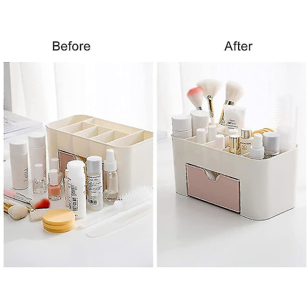 Skrivebords Makeup Kosmetik Opbevaringsboks Kontor Skrivebord Organizer