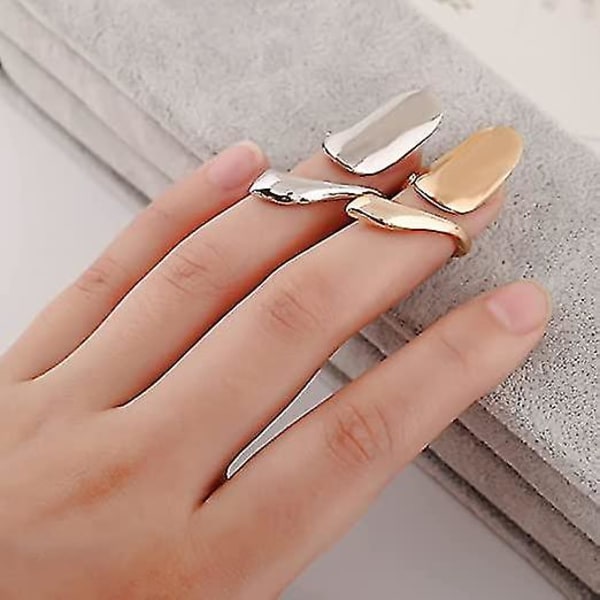 Mangesidig Elegant Fingerring, Håndlaget Gave, Neglring Smykketilbehør