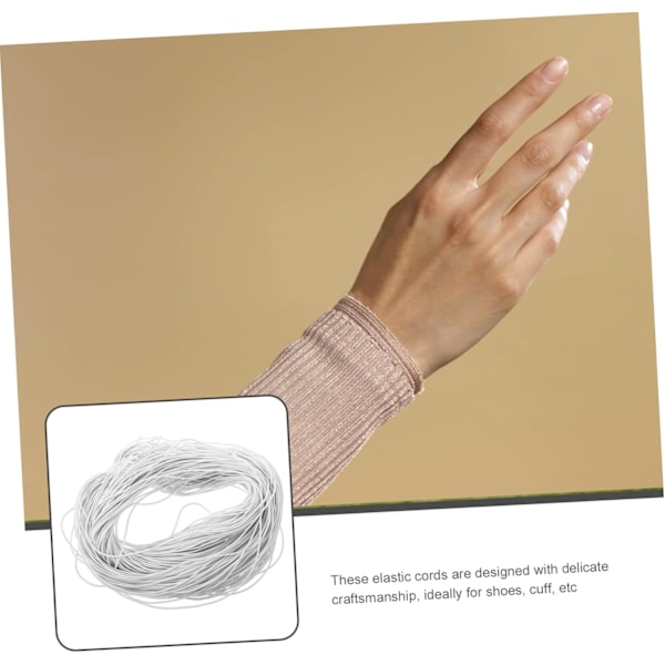 Elastiske snore og fastgørelser Elastisk snor til sko Armbånd Elastisk snor Strækbånd 5-pak