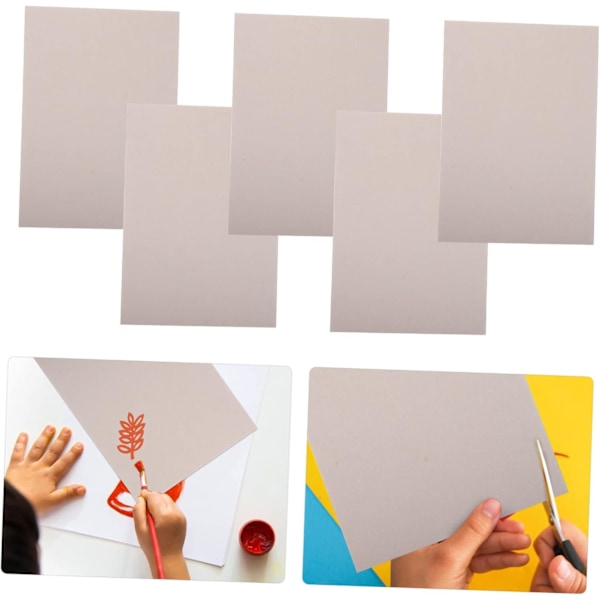 Utsøkt håndverk DIY papp for gutter og jenter 10 stk pakke A4 størrelse 3mm tykk for kunst