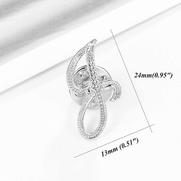 Initial Brev Brosche Nål Lille Lapel Nål Tie Tack Navn Personlige Gaver Til Piger Kvinder Mænd Dreng Sølv