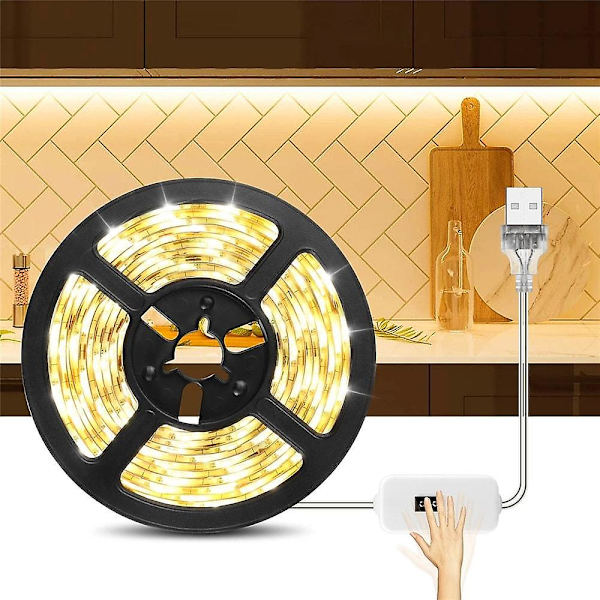 LED-remsa Bakgrundsbelysning USB Rörelsesensor 5m DC5V Kök