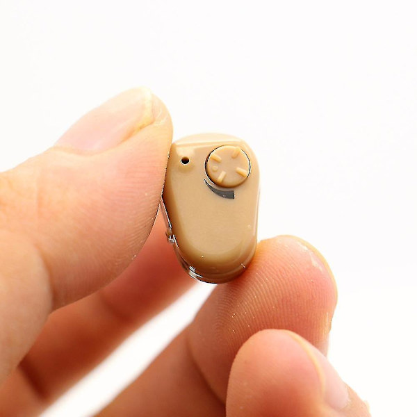 Mini Näkymätön Kuulokoje Äänenvahvistin Ikääntyneille Kuulovammaisille Korvanhoitolaitteen (1 kpl)