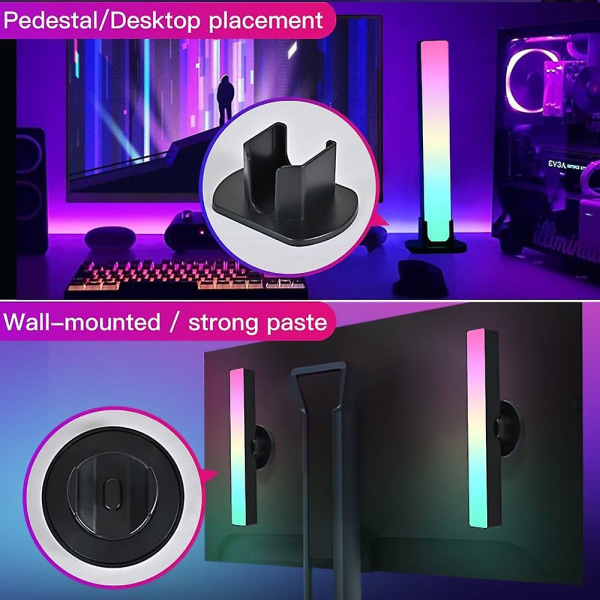 RGB Smart LED Lysbjælke Wifi Bluetooth Desktop Atmosfærisk Lys