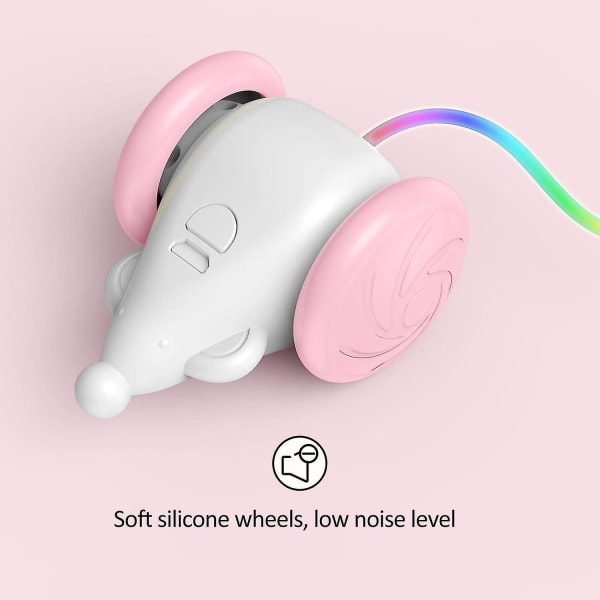 Ny Smart Cat Toy Electric Mouse Fjernkontroll Oppladbar