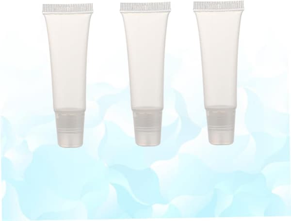 20 stk. tomme beholderør Lipgloss Læbepomade Rør Læbepomade Hætter Kosmetiske Skønhed Makeuptilbehør til Tonet