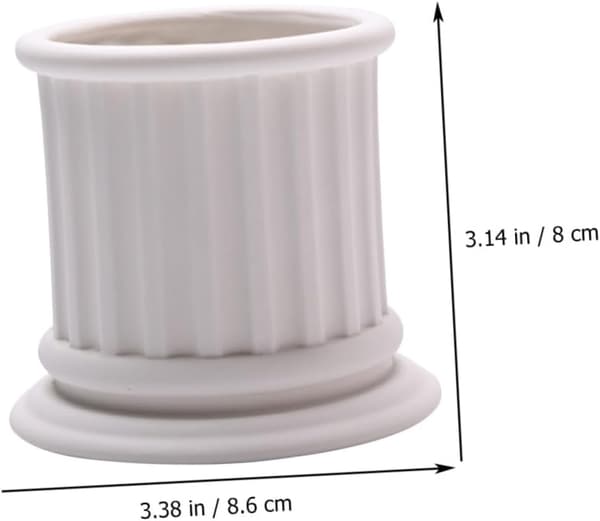 Keramisk ljuskopp DIY doftljusbehållare för hantverk och aromaterapi