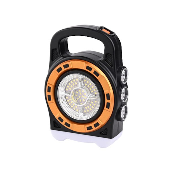 Solcellsdriven LED-lykta Fackla Lampa USB Laddningsbar Camping Tältlampa Utomhus Vandring
