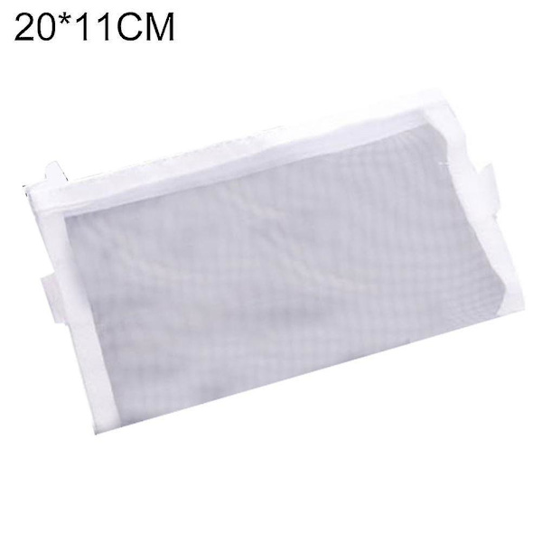 Bärbar Transparent Nätpennfodral Pennfodral Förvaringspåse Kontors- och Skolmaterial White Small