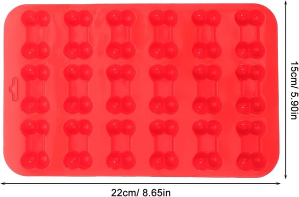 Slikforme Sikkert Materiale Silikone 3 stk og Knogleformet Multifunktionelt Design