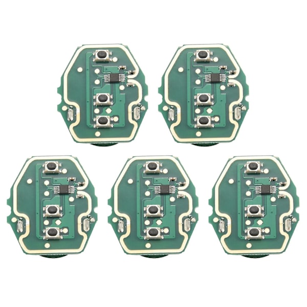 5x 3-knaps fjernbetjening bilnøgle kontrol kredsløbskort 315mhz/433mhz til - 3 5 Serie E46 E39 Ews Uden-yuhao