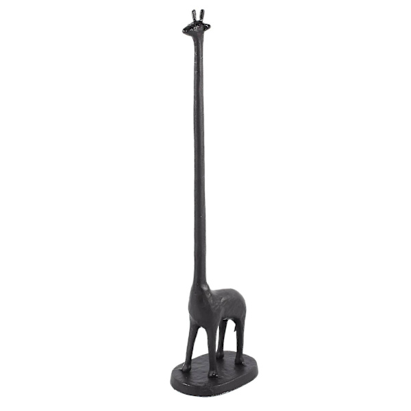 Stort toalettpapirholder i støpejern Giraff, frittstående, bad/stueoppbevaring Giraff-yuhao