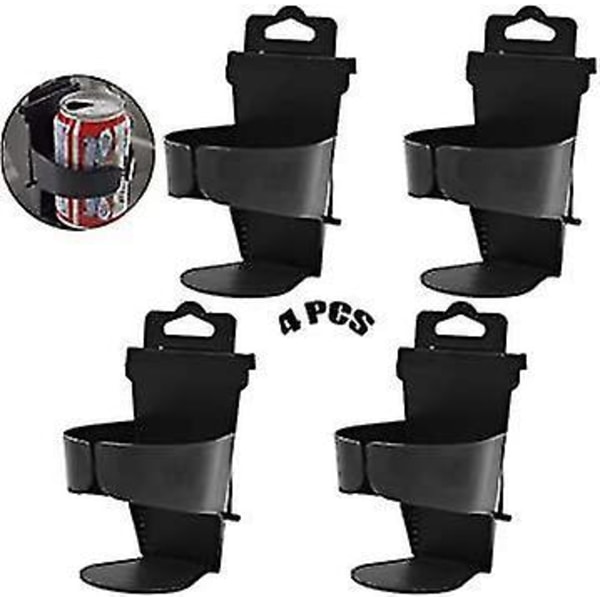 Universal Plastbilkopphållare 4-pack Multifunktion