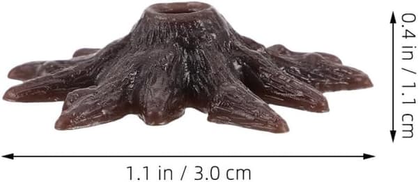 Mini Model Træbaser 70 stk. Plastholdere til Jernbanediorama og Havedekorationer