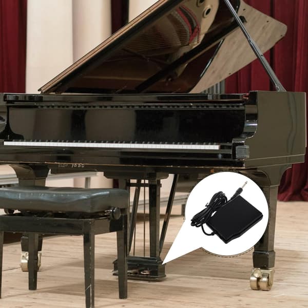 Universal Sustainpedal til Klaverkeyboard og Elektronisk Keyboard
